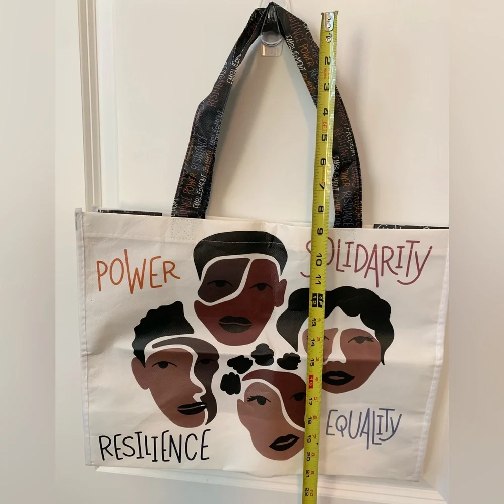 Canvas Tote Bag with Inspirational Design